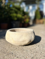 Кашпо NM White terra Round D22xH12 цветБелый